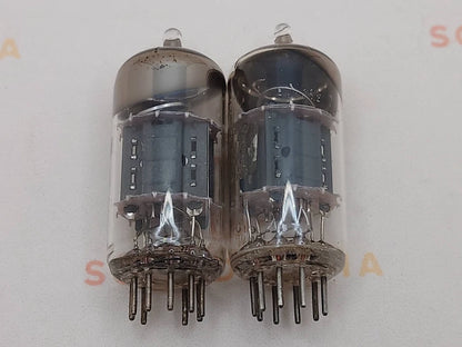 Valvo Hamburg ECC82 Short Plates 30° O-Getter