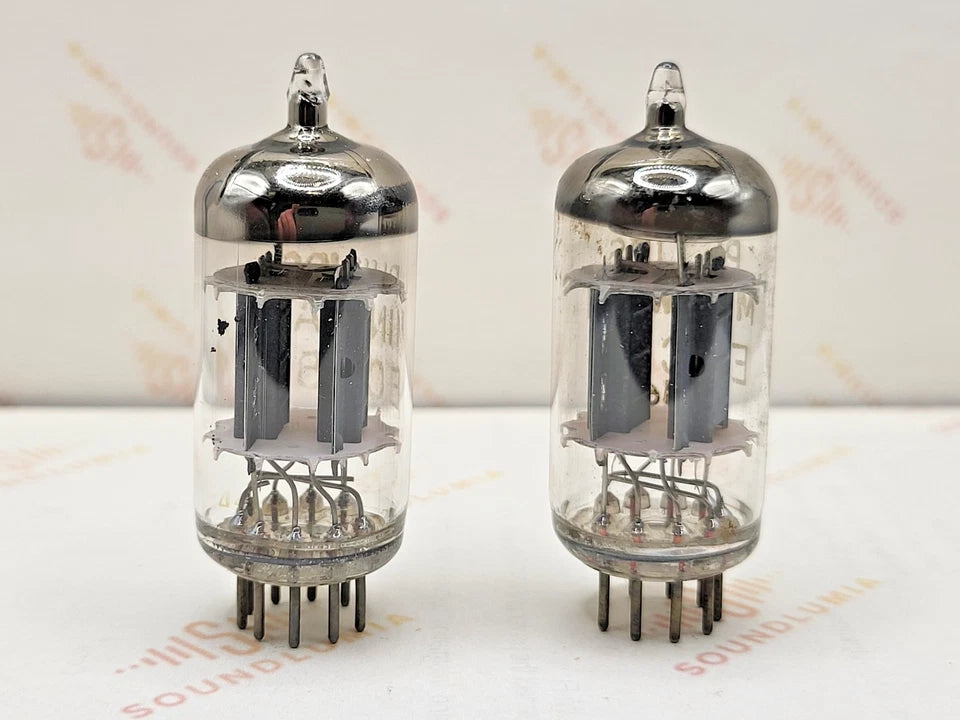 Philips ECC83 12AX7 Short Plates O-getter - Heerlen