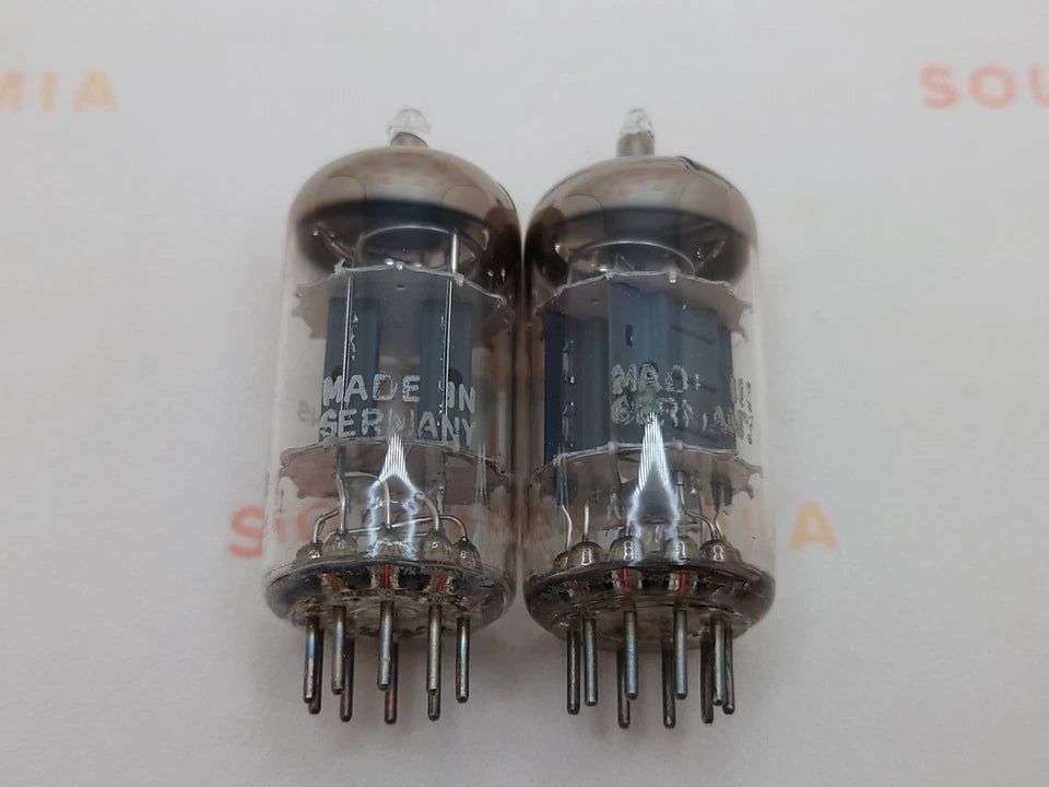 4x Siemens ECC83 12AX7 Kurzplatten - I61 ‡1E/‡0D - München 1960er 