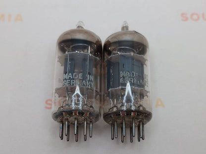 4x Siemens ECC83 12AX7 Kurzplatten - I61 ‡1E/‡0D - München 1960er 