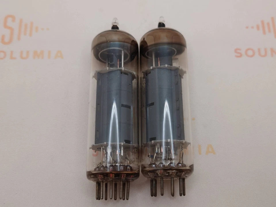 飞利浦 EL84 6BQ5 O型吸气管匹配对 - 1964年产于海尔伦 - 近乎全新库存
