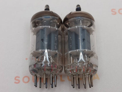 Valvo ECC83 12AX7 Short Plates Dimple Disc Getter - Heerlen