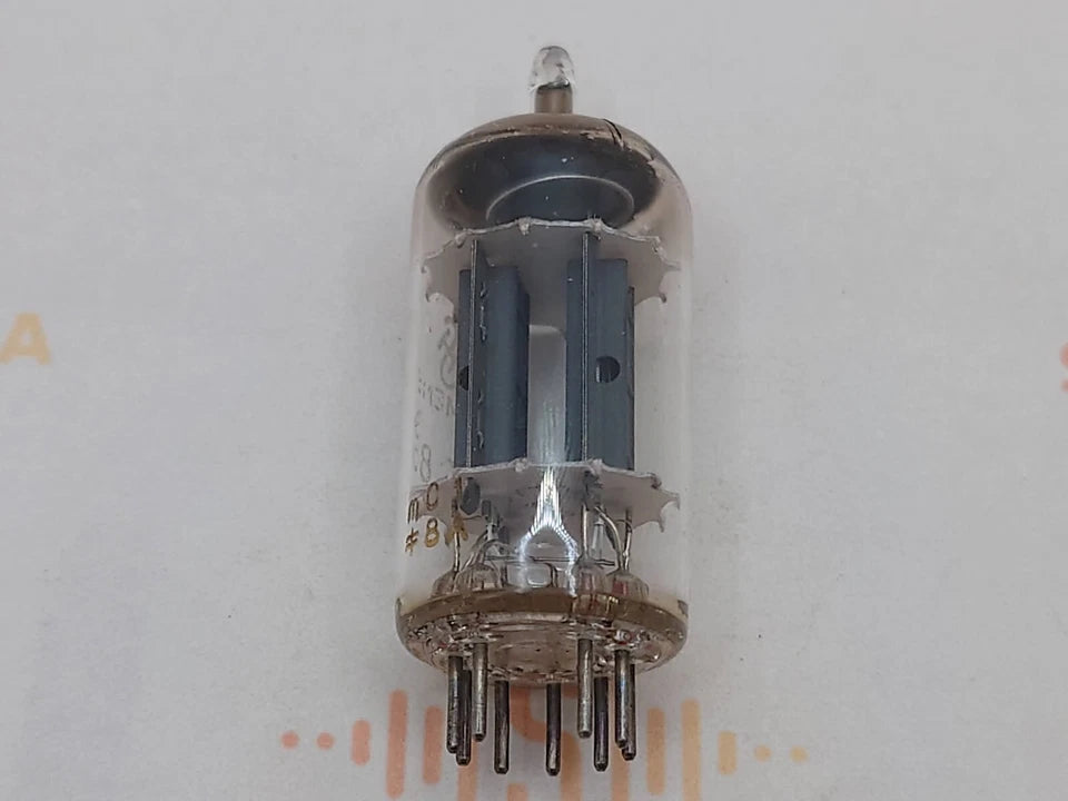 Siemens ECC83 12AX7 vacuum tube with O-Getter and Long Plates, image 11