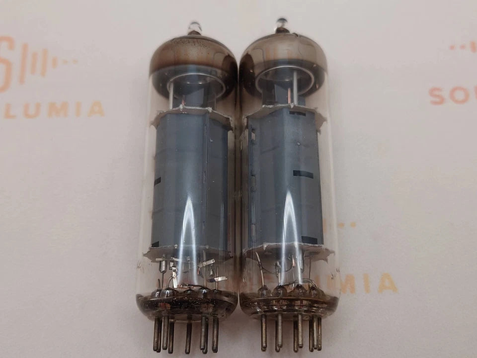 飞利浦 EL84 6BQ5 O型吸气管匹配对 - 1964年产于海尔伦 - 近乎全新库存