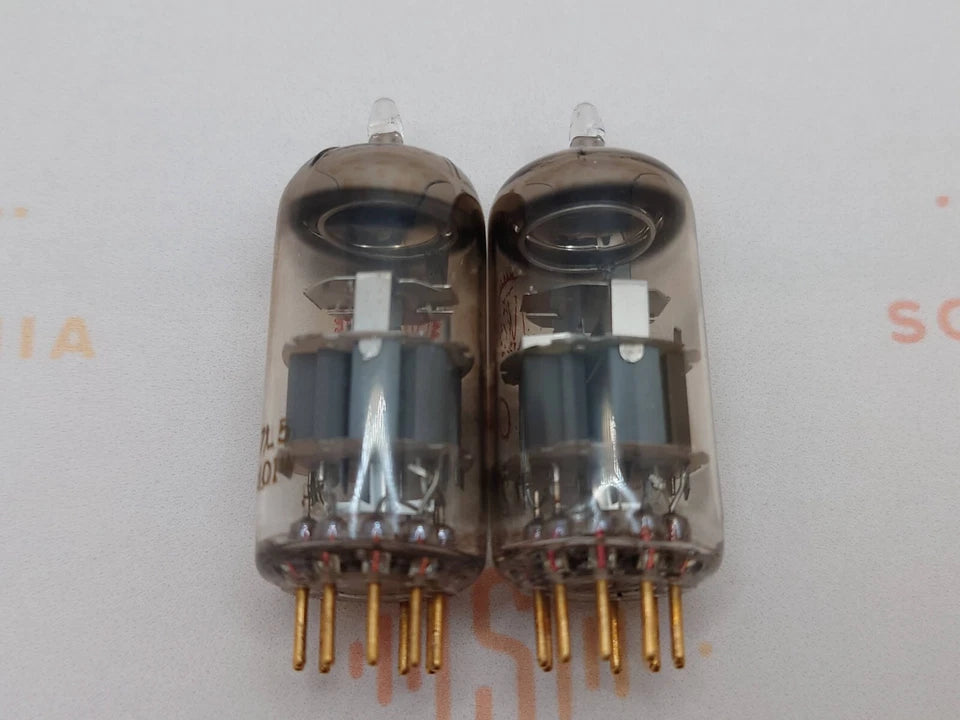 Valvo E88CC Red Label O-Getter Matched Pair - Heerlen 1960 - Near NOS