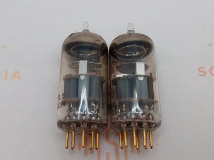 Valvo E88CC Red Label O-Getter Matched Pair - Heerlen 1960 - Near NOS