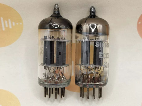 Mullard ECC82 12AU7 vacuum tube with O-Getter and Short Plates, image 10