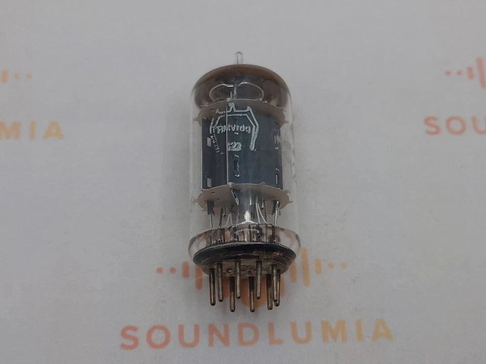 Telefunken ECC82 Plaques côtelées Fond diamant - Allemagne