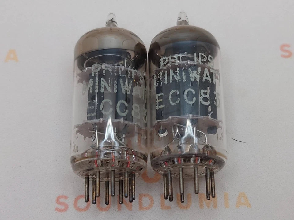 Philips ECC83 12AX7 Piastre Corte O-getter - Heerlen