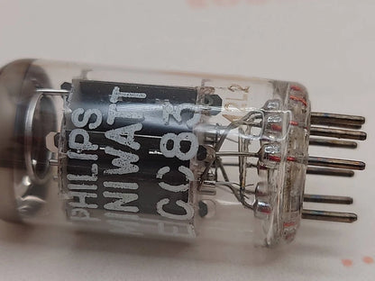 Philips ECC83 12AX7 Short Plates O-getter - Heerlen