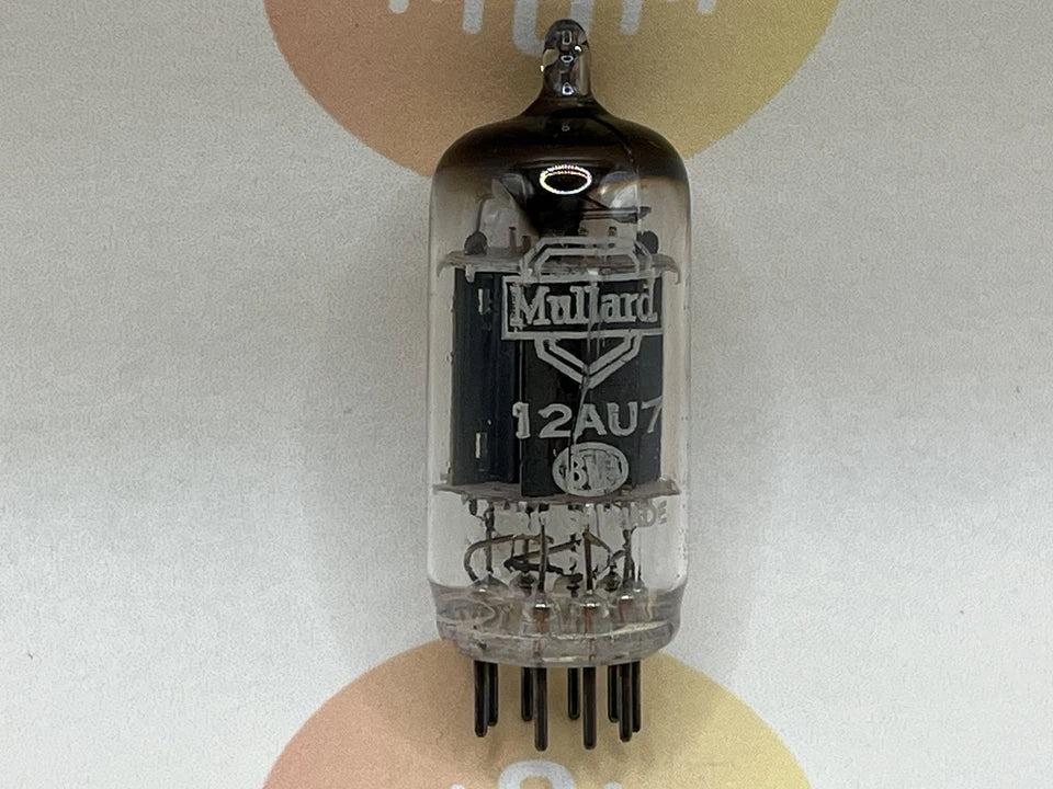 Mullard CV491 Long Plates Square Getter