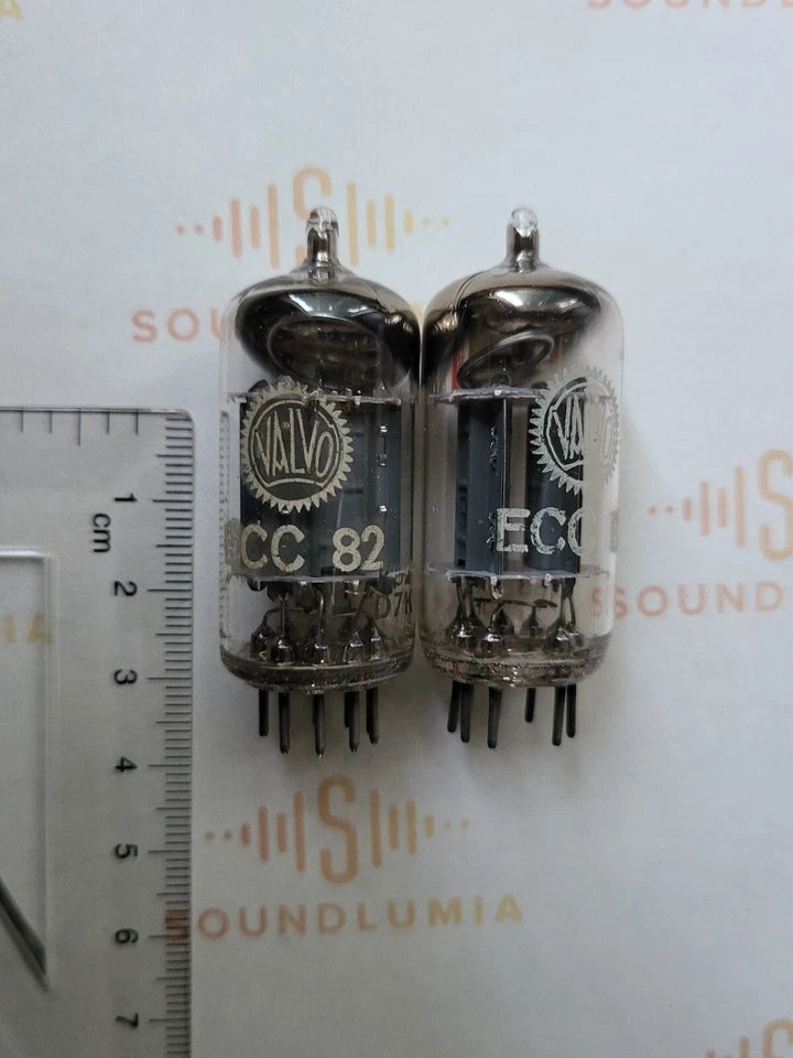Valvo ECC82 12AU7 Long Plates 30° Hamburg