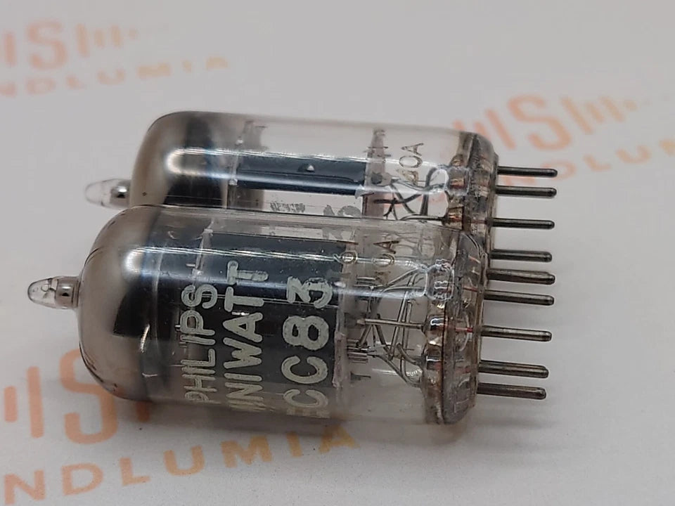 Philips ECC83 12AX7 Piastre Corte O-getter - Heerlen