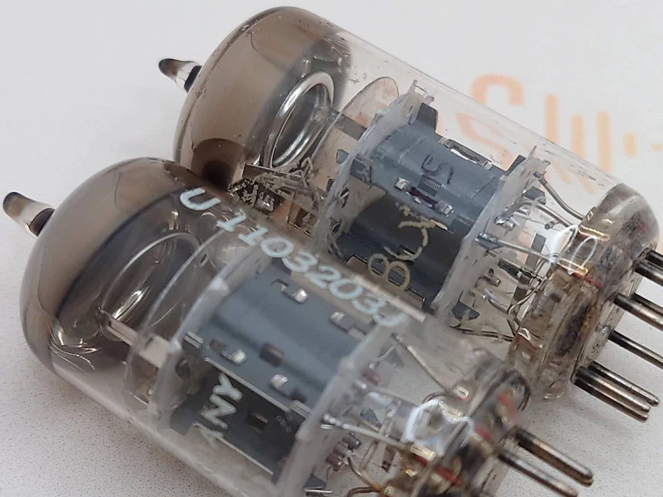 Telefunken ECC801S E81CC 6201 Triple-Mica ◇ Bottom - Germany