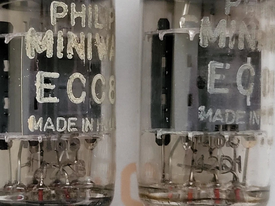 Philips ECC83 12AX7 Short Plates O-getter - Heerlen