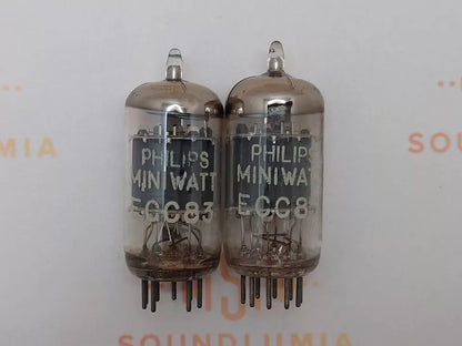 Philips ECC83 12AX7 Short Plates O-getter - Heerlen