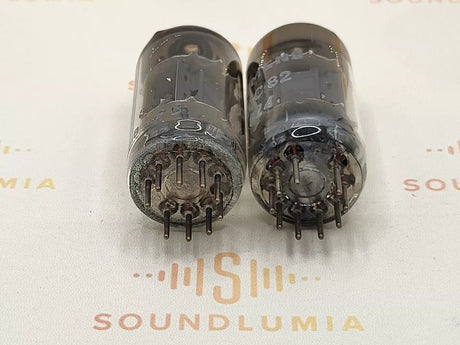 Mullard ECC82 12AU7 vacuum tube with O-Getter and Short Plates, image 12