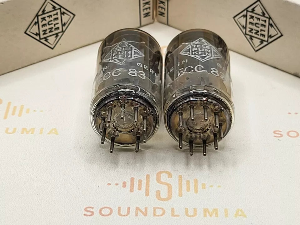 Telefunken ECC83 12AX7 Smooth Plates Berlin