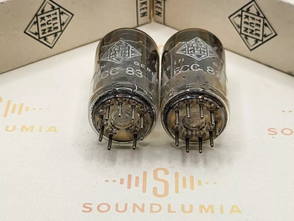 Telefunken ECC83 12AX7 Smooth Plates Berlin