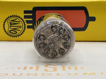 1x Valvo ECC83 Lange Platten Folie D Getter Original Box - Hamburg '54 (DX mCP) NIB 