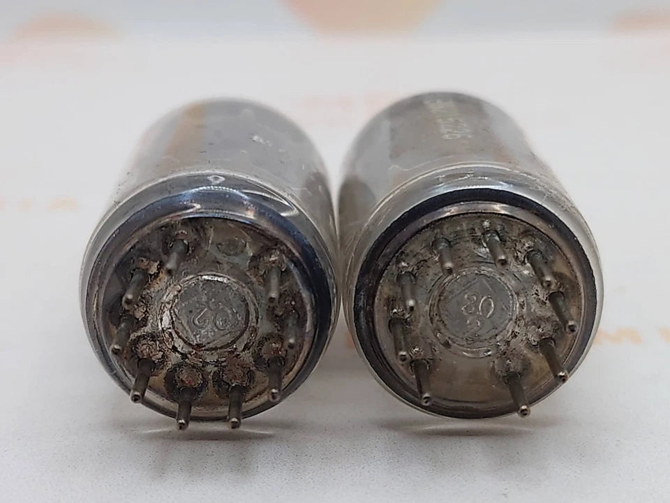 Telefunken ECC82 12AU7 Glatte Platten