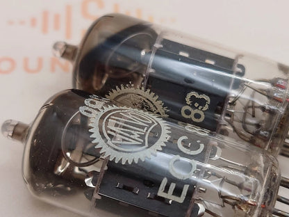 Valvo ECC83 12AX7 Short Plates Angled Getter