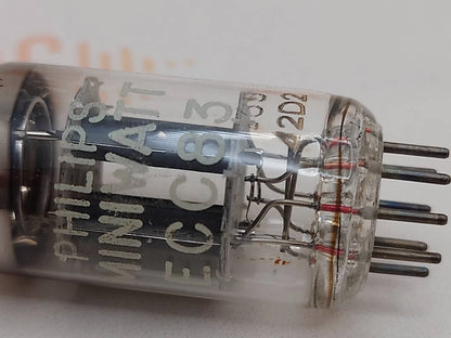 Philips ECC83 12AX7 Short Plates O-getter - Heerlen