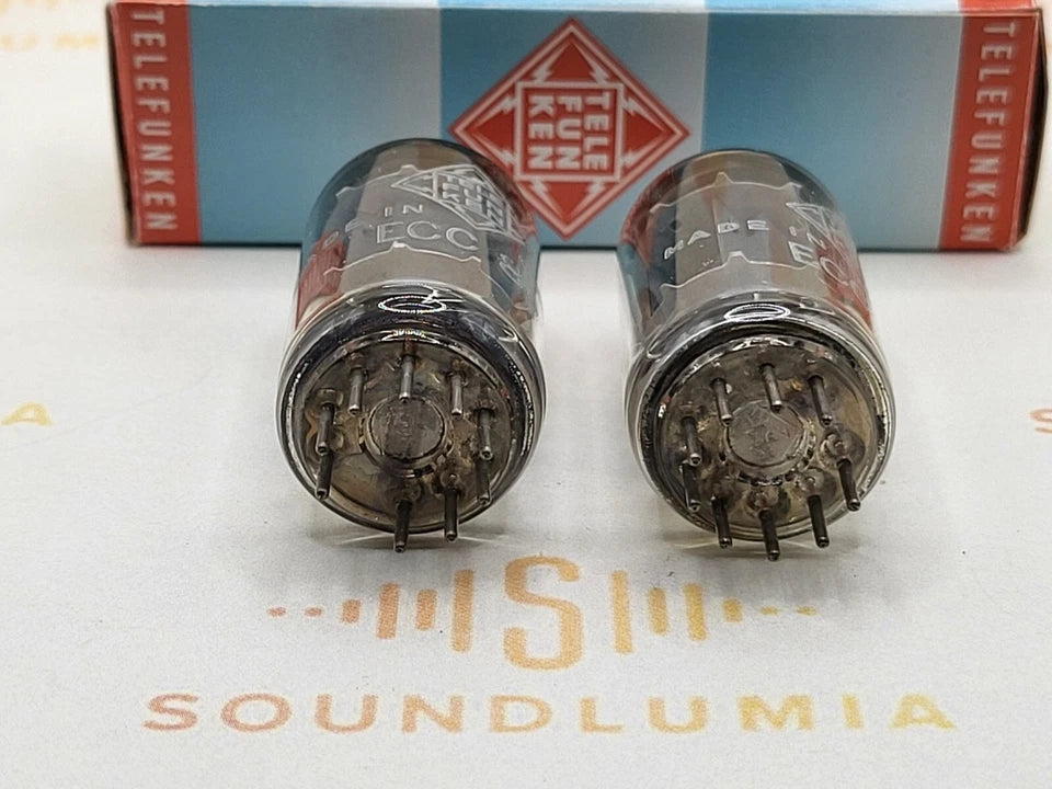 Telefunken ECC83 12AX7 Smooth Plates Berlin
