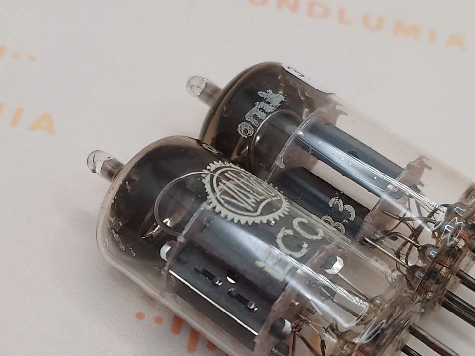 Valvo ECC83 12AX7 Short Plates Angled Getter