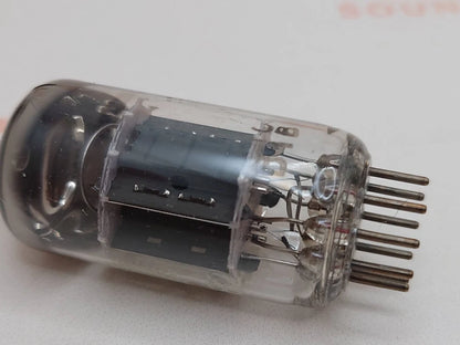 Valvo Hamburg ECC82 Short Plates 30° O-Getter