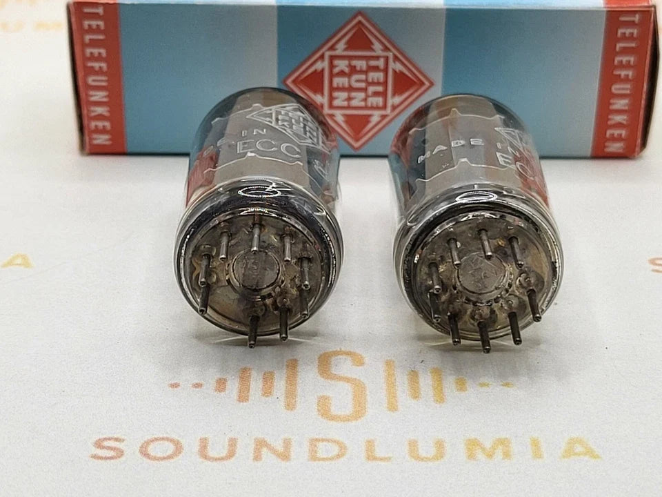 Telefunken ECC83 12AX7 Plaques lisses Berlin
