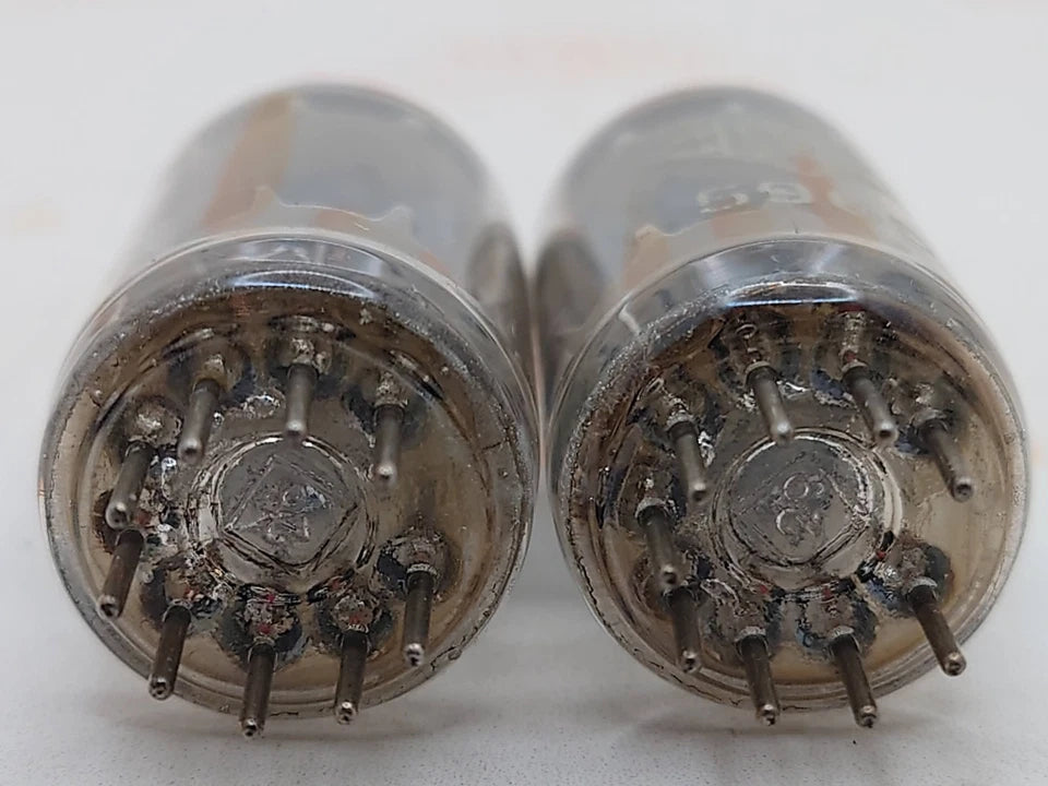 飞利浦 EL84 6BQ5 O型吸气管匹配对 - 1964年产于海尔伦 - 近乎全新库存