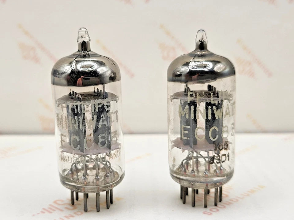 Philips ECC83 12AX7 Short Plates O-getter - Heerlen