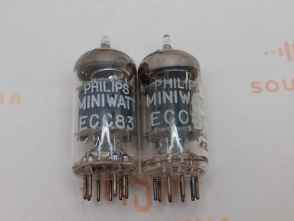 Philips ECC83 12AX7 Short Plates O-getter - Heerlen