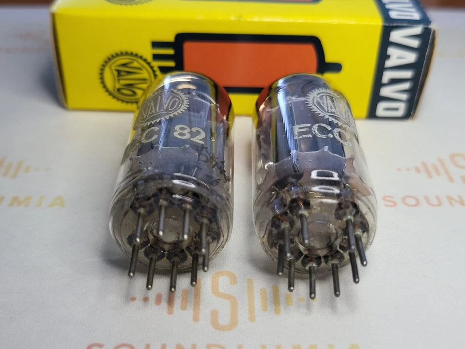 Valvo ECC82 12AU7 Long Plates 30° Hamburg