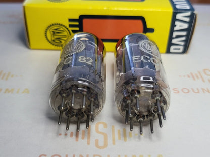 Valvo ECC82 12AU7 Long Plates 30° Hamburg