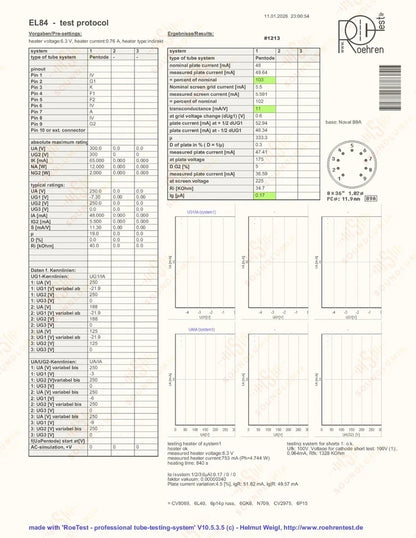 Telefunken EL84 6BQ5 ◇ Inferiore Berlino