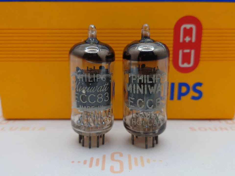 Mullard ECC83 12AX7 Short Plates