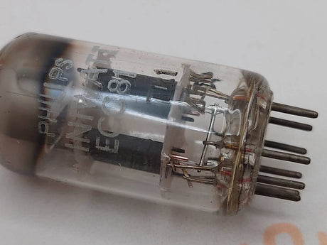 Philips ECC81 12AT7 vacuum tube with D-Foil Getter, image 20