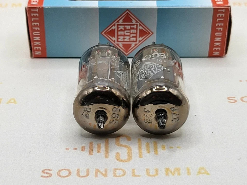 Telefunken ECC83 12AX7 Plaques lisses Berlin