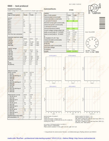 飞利浦 EL84 6BQ5 O型吸气管匹配对 - 1964年产于海尔伦 - 近乎全新库存