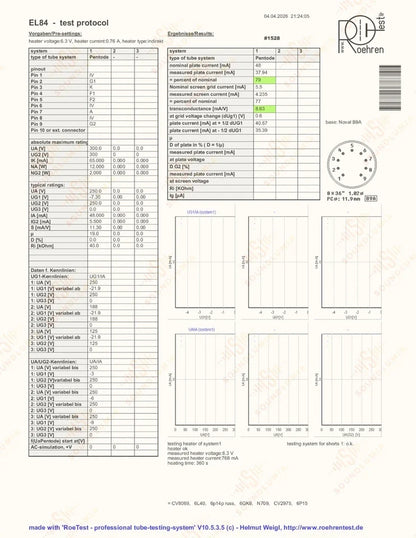 Telefunken EL84 6BQ5 ◇ Inferiore Berlino