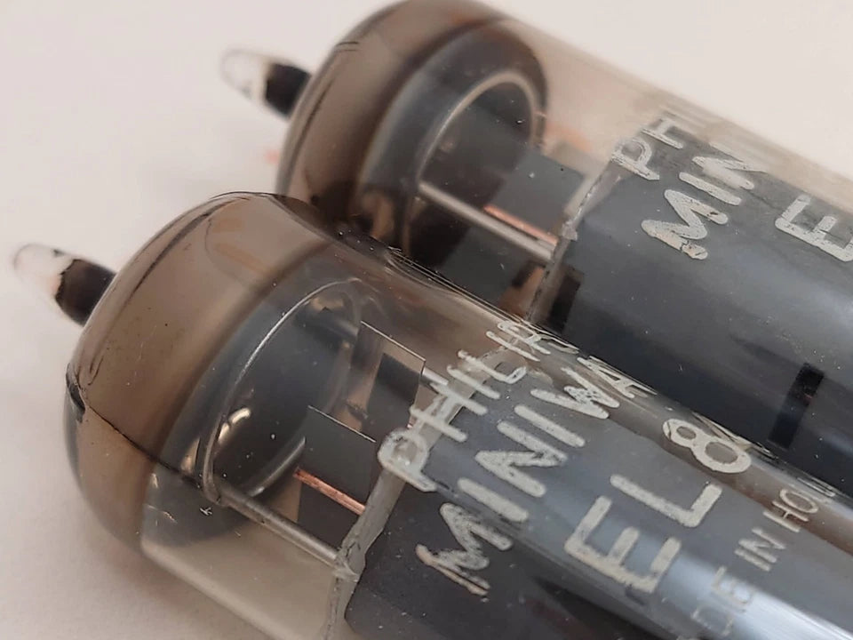 飞利浦 EL84 6BQ5 O型吸气管匹配对 - 1964年产于海尔伦 - 近乎全新库存