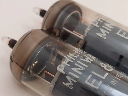 飞利浦 EL84 6BQ5 O型吸气管匹配对 - 1964年产于海尔伦 - 近乎全新库存