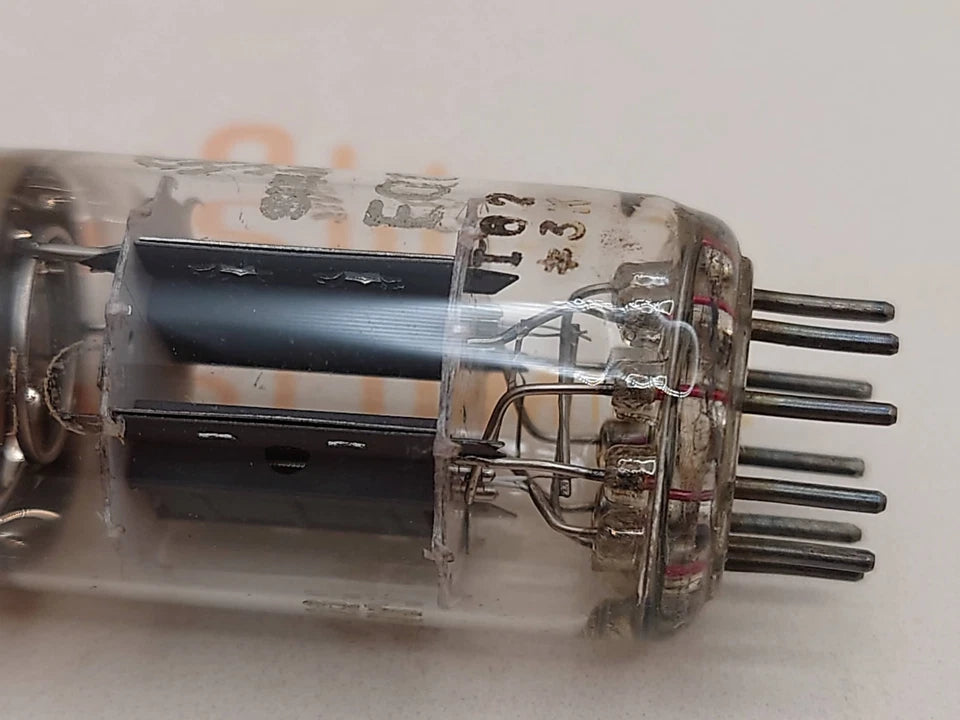 Siemens ECC83 12AX7 vacuum tube with O-Getter and Short Plates, image 31