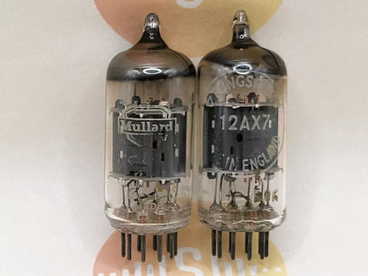 Mullard ECC83 12AX7 Short Plates