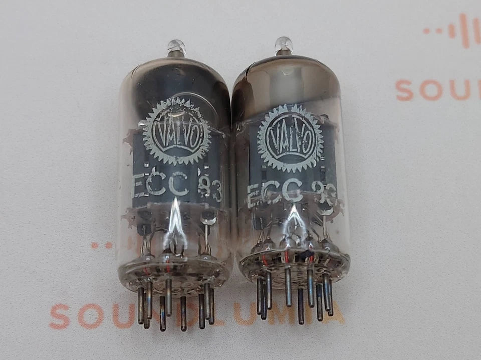 Valvo ECC83 12AX7 Short Plates Angled Getter