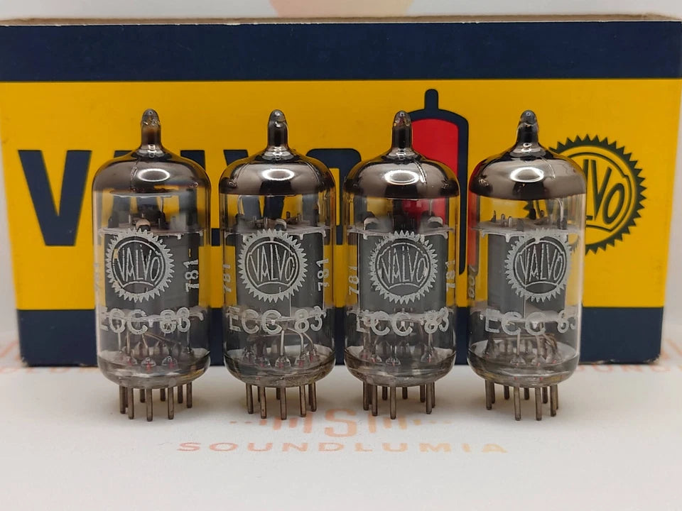 Valvo ECC83 Short Plates O-getter - Heerlen