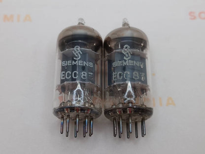 4x Siemens ECC83 12AX7 Kurzplatten - I61 ‡1E/‡0D - München 1960er 