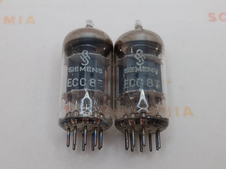 Siemens ECC83 12AX7 vacuum tube with O-Getter and Short Plates, image 27